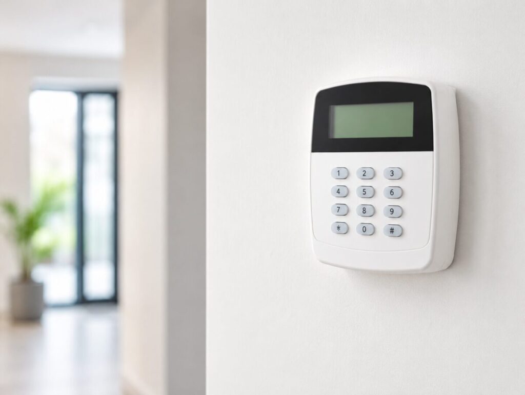 Alarm on wall